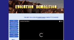 Desktop Screenshot of evolutiondemolition.info